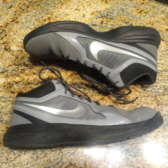 Nike Mens Air Max Overplay VIII Basketball Shoes 643168-003 Gray/Black Sz 11 - Picture 7 of 12